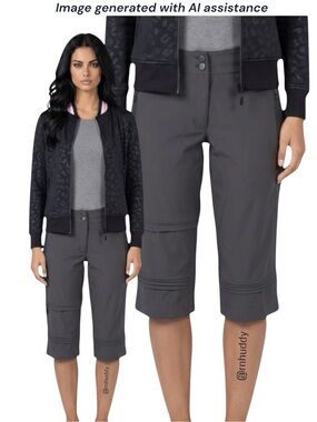 DKNY Golf size 8 knee length shorts